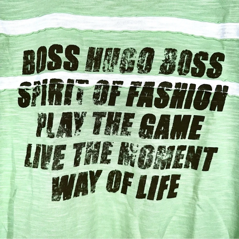 Hugo Boss 100% Cotton Graphic T-Shirt Medium EUC